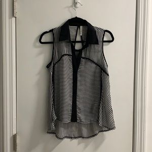 Striped Sleeveless Top